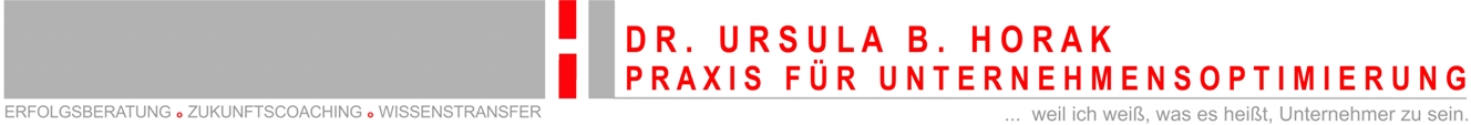 Dr. Ursula B. Horak - Praxis fr Unternehmensoptimierung (Logo)